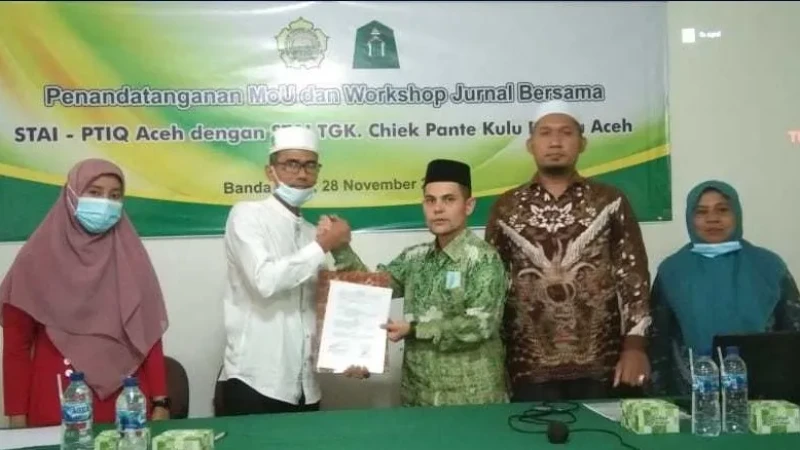 STAI-PTIQ Aceh, STISNU Aceh, dan STAI Tgk Chik Pante Kulu Gelar Workshop Bersama